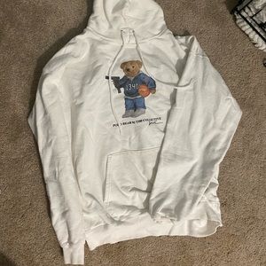 Hoodie Polo Bear with Gun